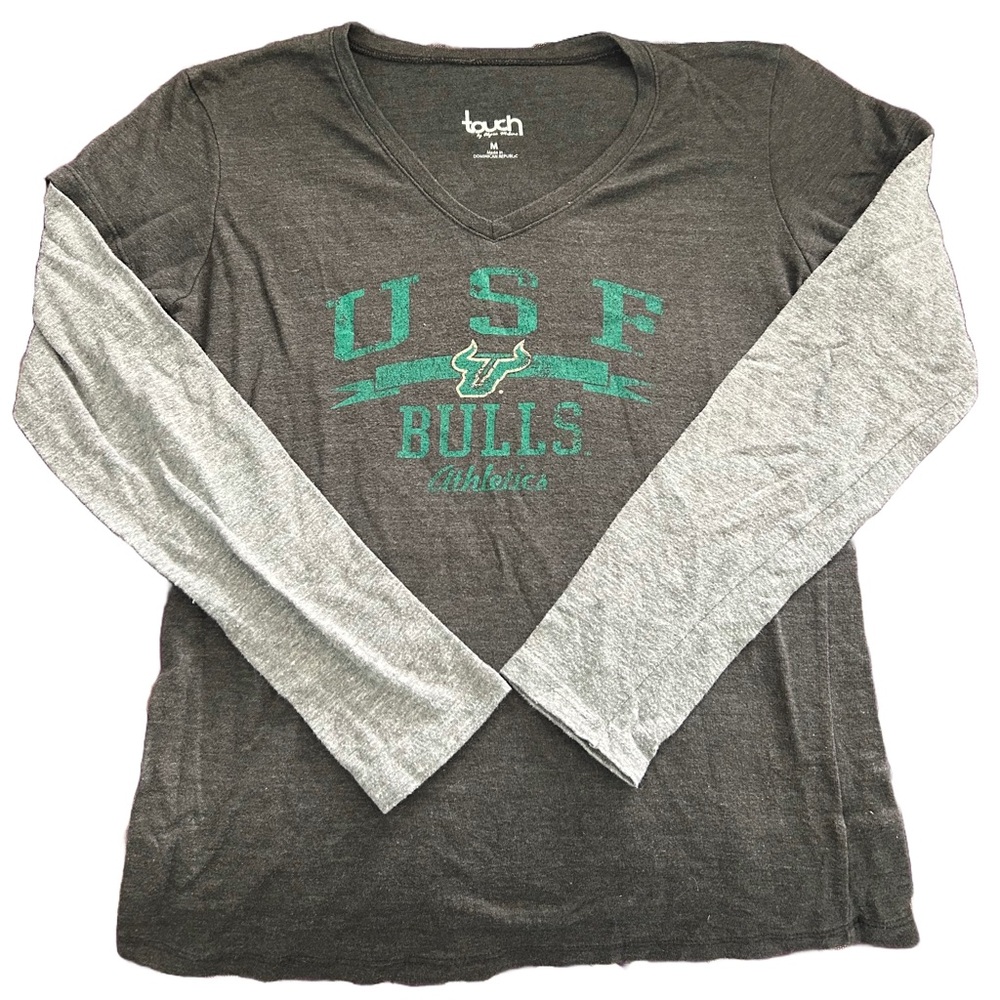 Black USF Bulls Long Sleeve Shirt